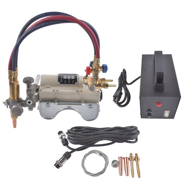 Pipe Cutter Electric Magnetic Gas Machine Tunnel Pipe Torch Burner Beveler Cutting Machine Beveling