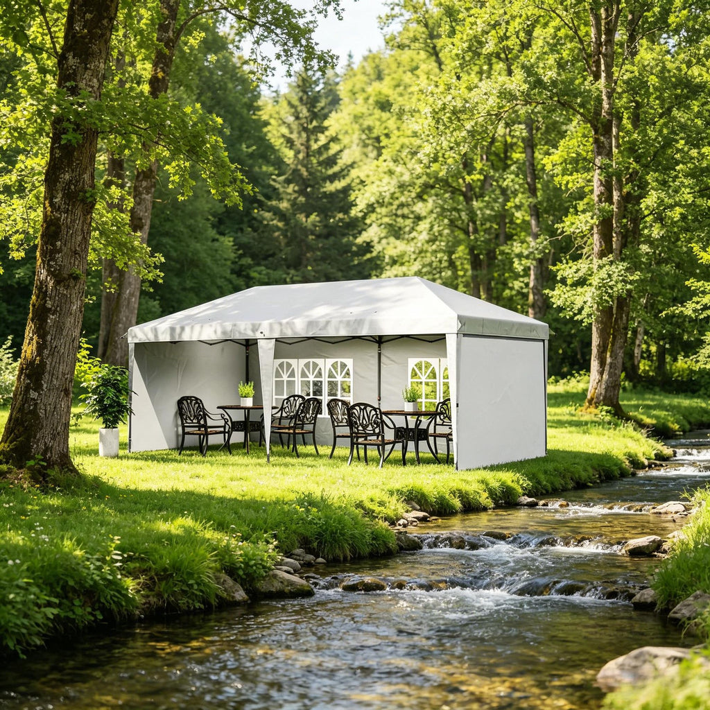 Pop Up Canopy party Tent with 4 Sidewalls