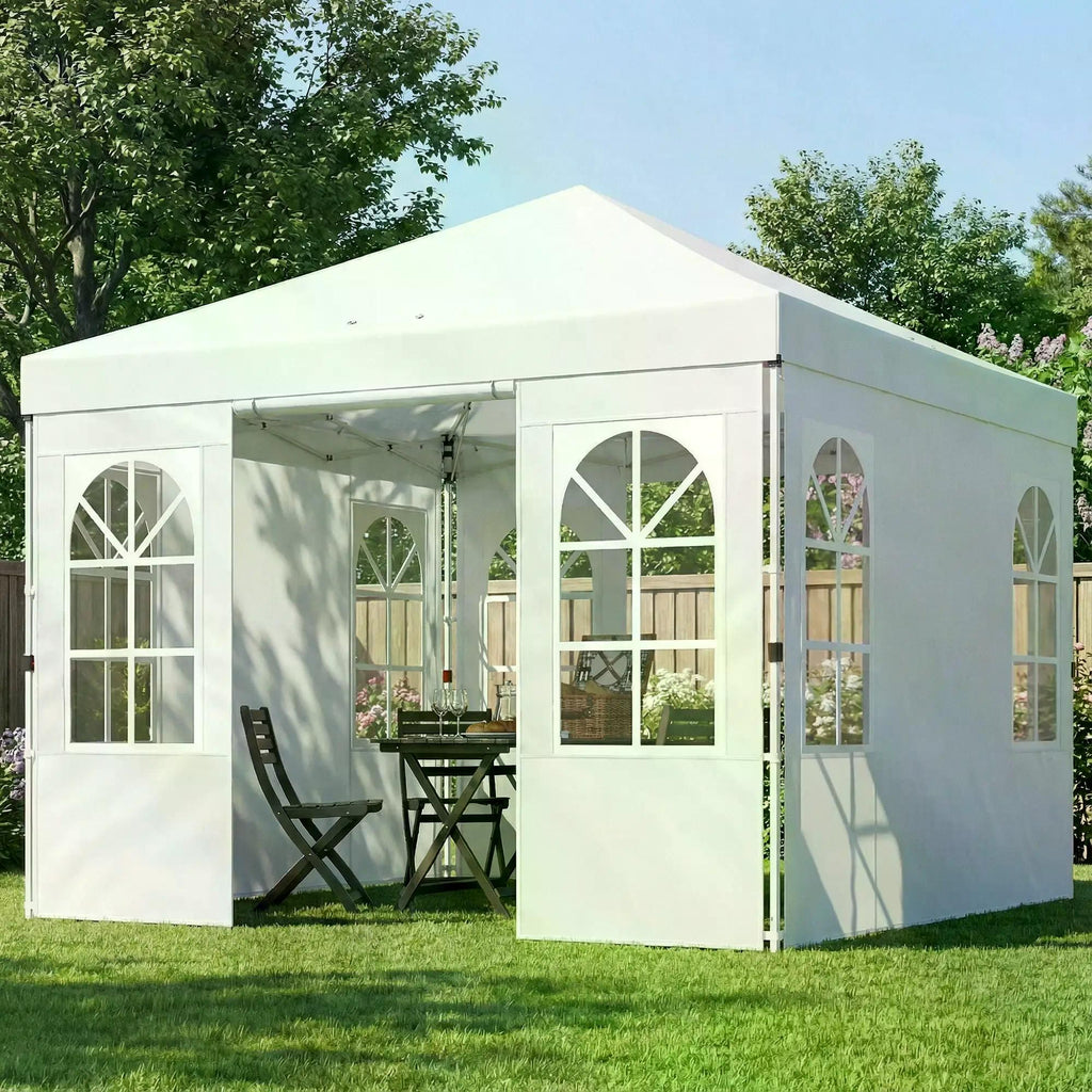 Pop Up Canopy Tent with Adjustable Height and Increment 115.4 Inches