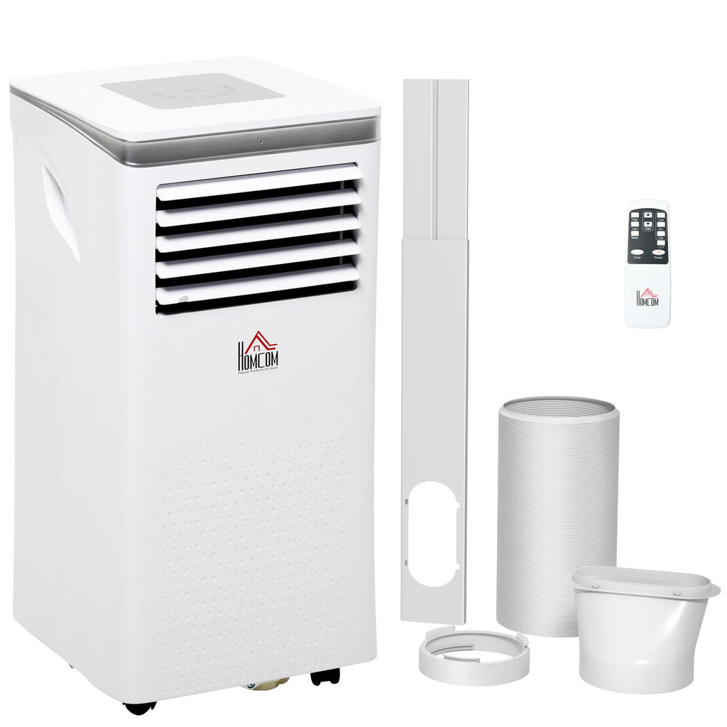 Portable Air Conditioner 7000BTU Remote Fan Modes 24 Hour Timer Auto Off White