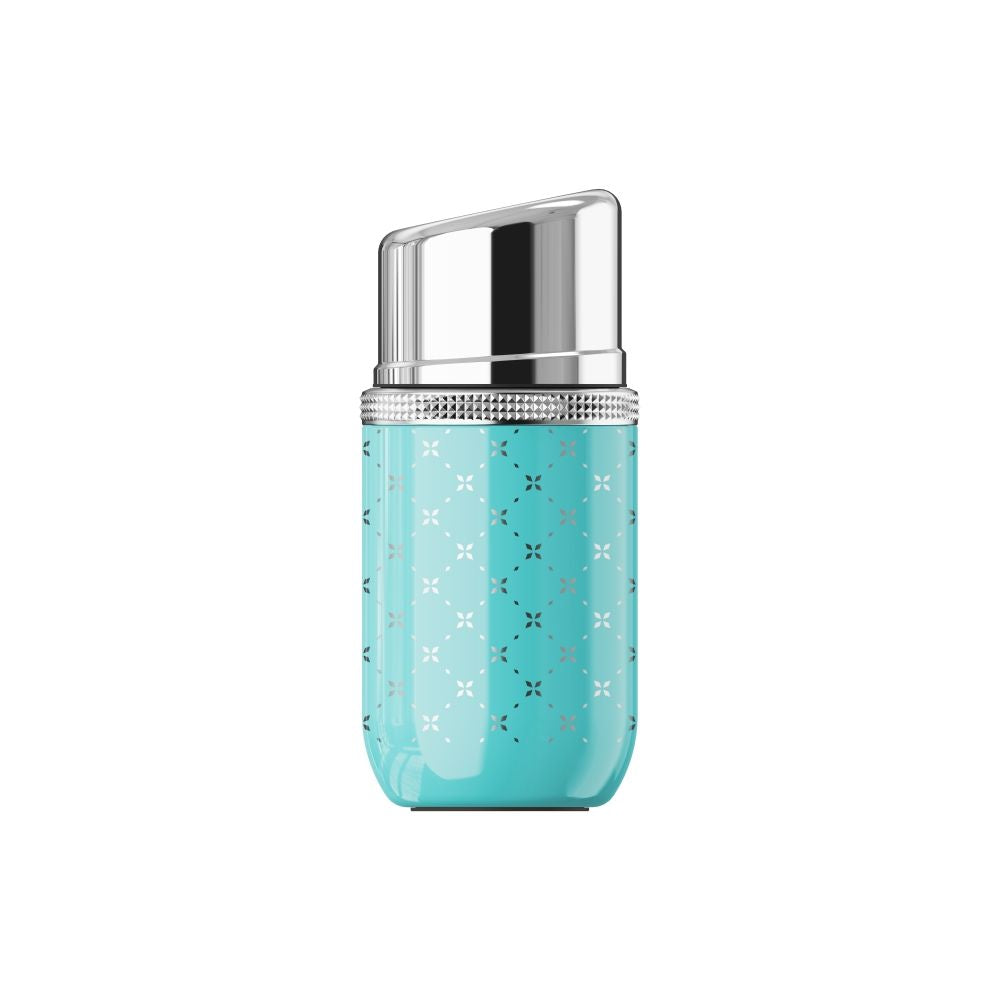 Portable Insulated Cup with Built-in Lipstick Mirror Lipstick Tumbler 160mL blue
