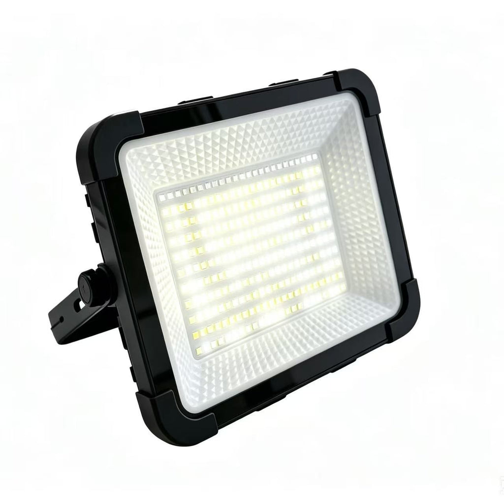 Portable LED Work Solar Light with Stepless Brightness Job Site Battery Rechargeable LED Floor Light for Emergency Worklight for Hurricane Daily Gift