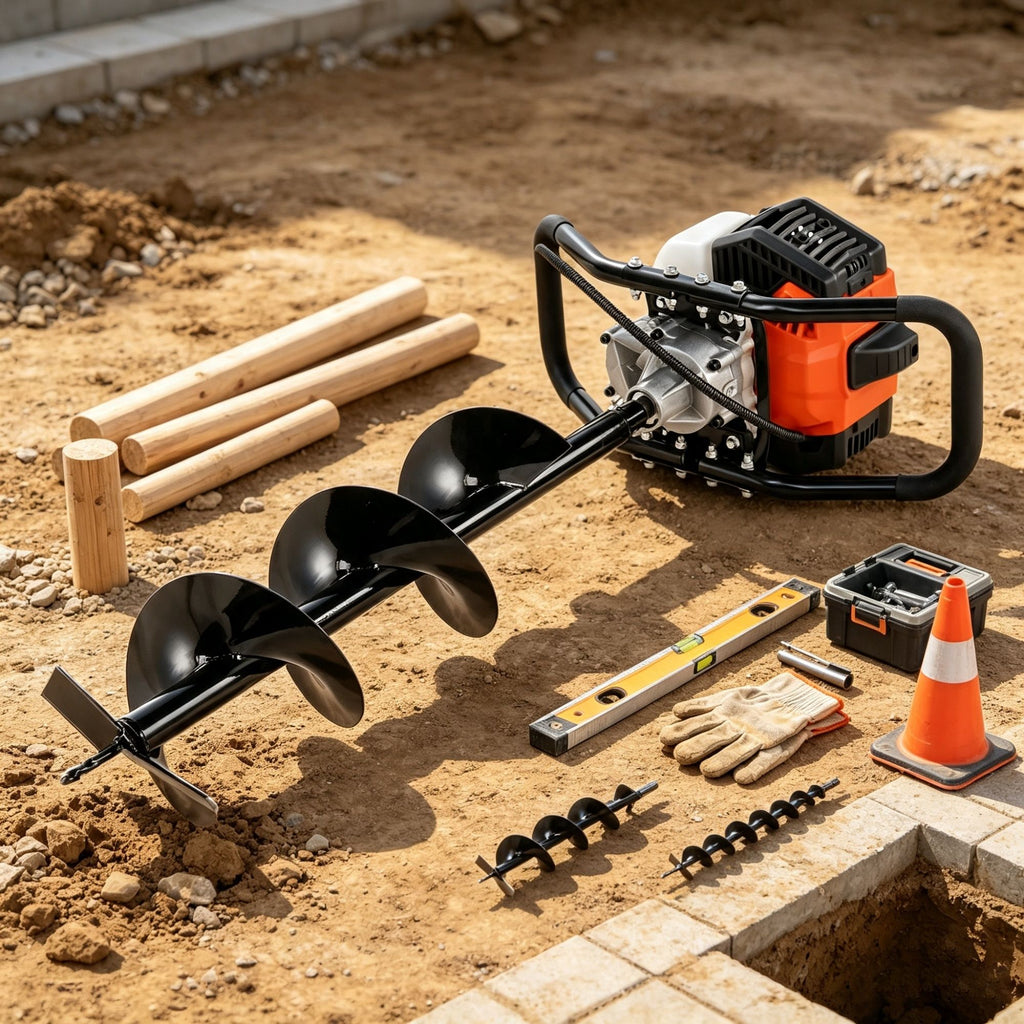Post Hole Digger, 43cc 1250W Auger Post Hole digger