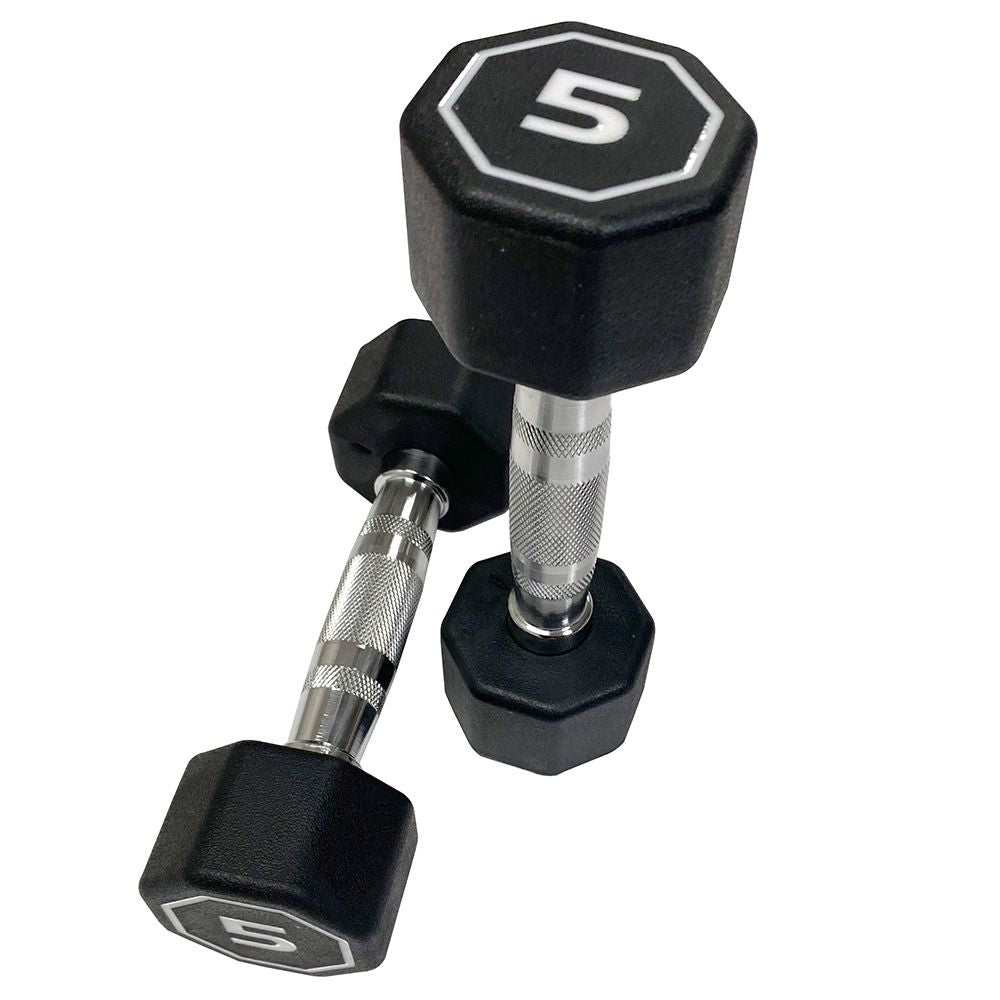 Premium Octagonal Dumbbell, Large Numbers, Hard Chrome Plated Handle Dumbbells to Assist with Push-Ups, 5 lbs set of 2 Support for self-pickup face sheet, daily face sheet submission deadline 16:00]