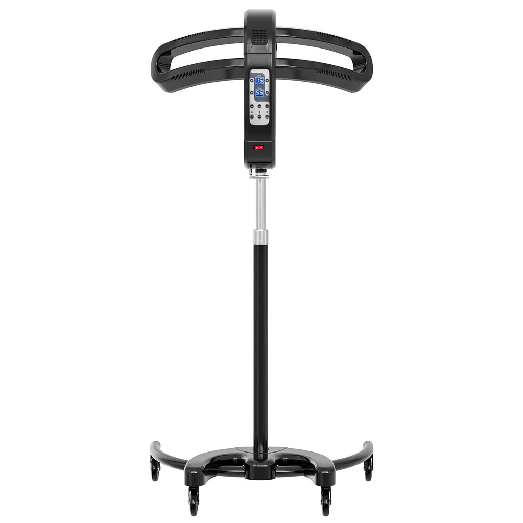 Professional Standing Hair Color Processor, Temperature & Angle Adjustable, 60-Minute Timing, Hair Dyeing/Perm Styling/Heating/Oil Treatment for Salon & Home Use