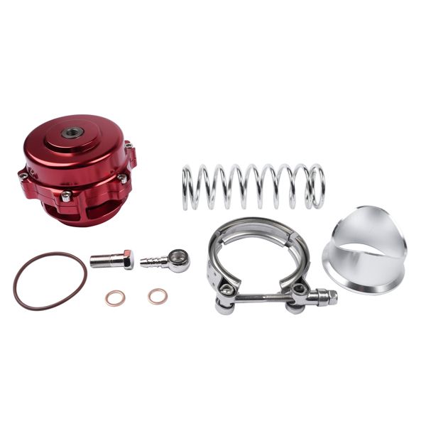 Q Series 50mm Blow Off Valve BOV Ver. 2 Fits for TIAL Flange Red Racing Blow off