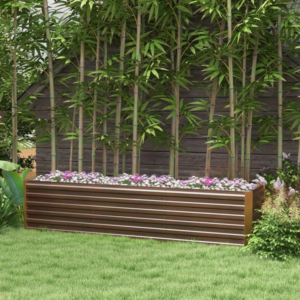Raised Garden Bed/Garden Bed, Galvanized Planter