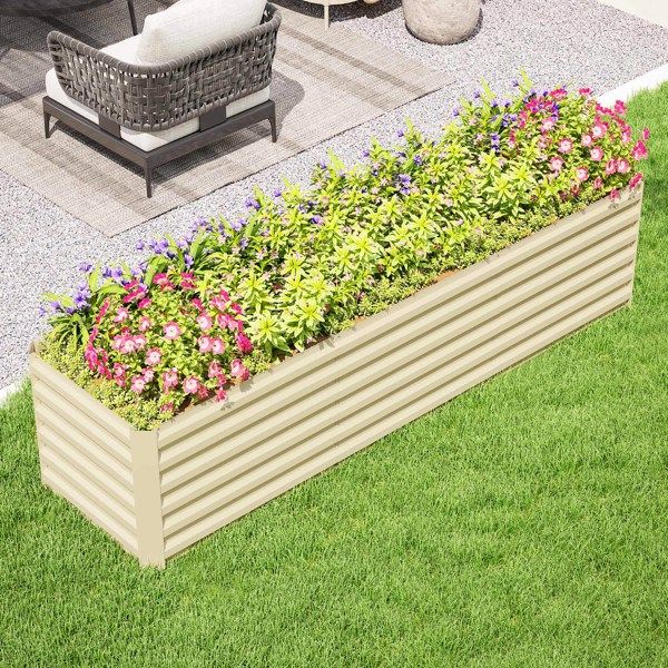 Raised Garden Bed/Garden Bed, Galvanized Planter
