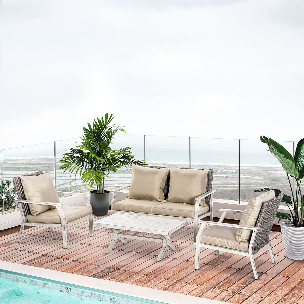 Rattan Sofa(Not Supported non-defective remorse returns)