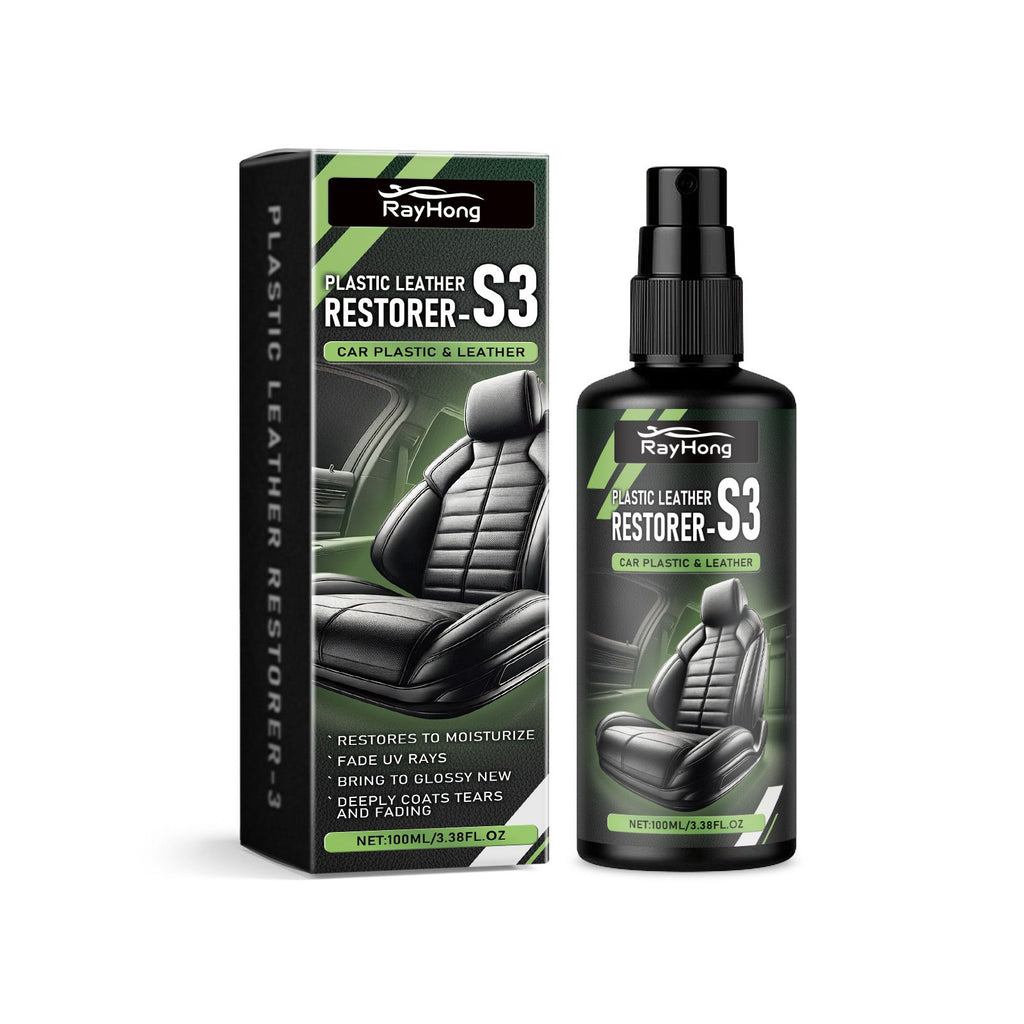 Rayhong Car Leather Reconditioning Spray, Clean And Decontaminate Bright Car Interior Maintenance Care Spray