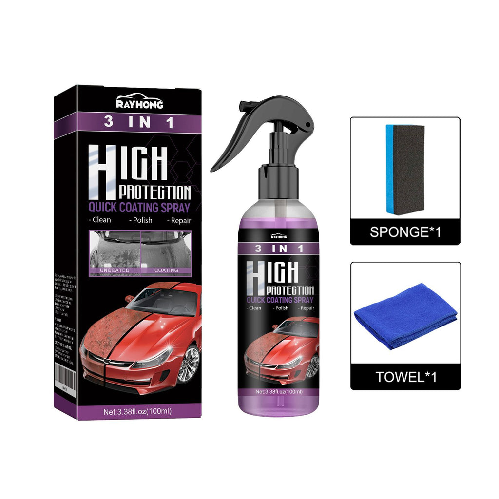 Rayhong Coating Agent 3-In-1 Oil Removal Polishing Protection Scratches Car t Cleaning And Maintenance Coating