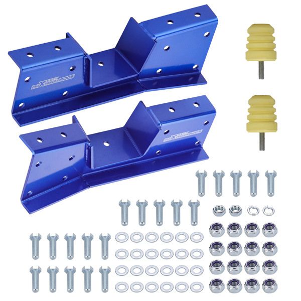 Rear C-Notch Bump Stops for Chevy GMC Silverado 1500 Sierra 1500 Classic NBS Body 2x2 / 4x4 2001-2007