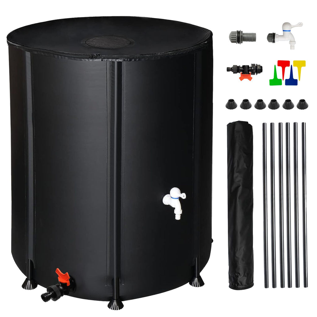 Replace 12480842132 Gallon Folding Rain Barrel Water Collector Black