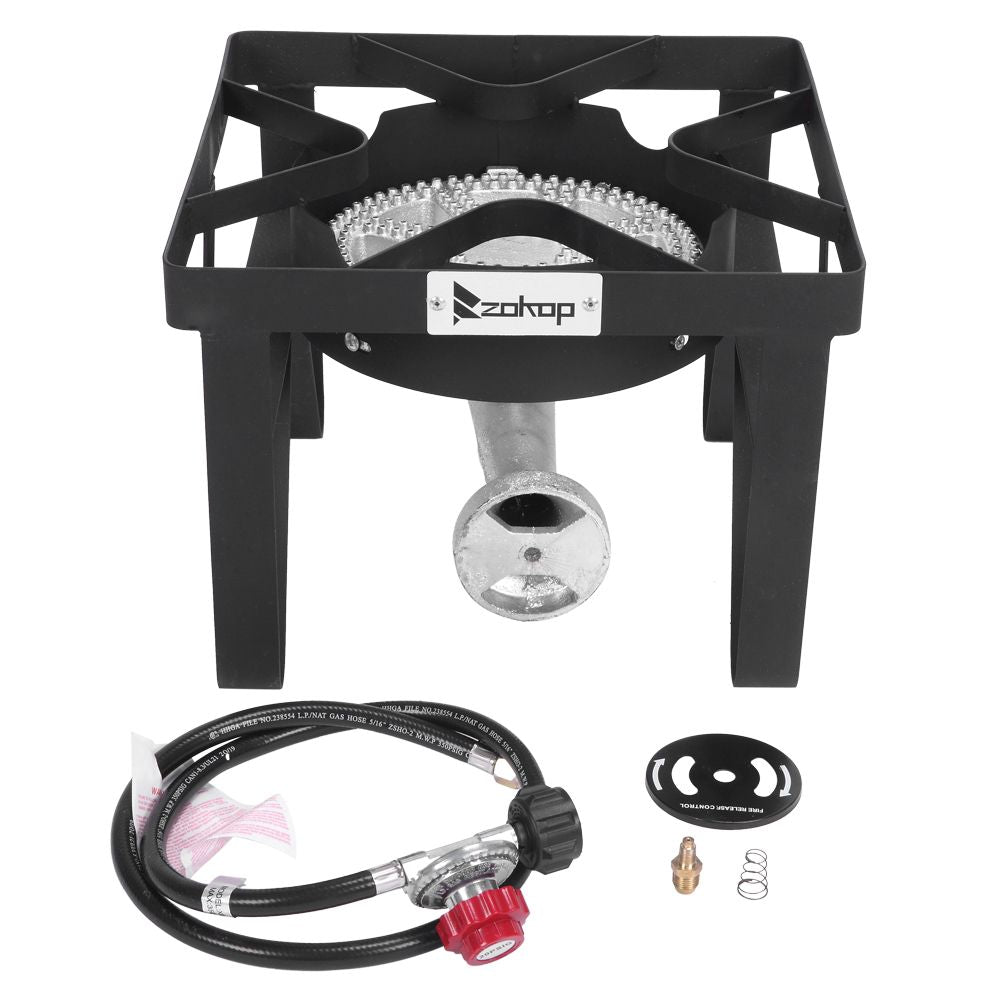 Replace 24519954Ef41-54 Outdoor Furnace With Square Furnace 20W BTU Head Diameter 26cm With 1.2m Leather Pipe With 0-20psig High Pressure Valve