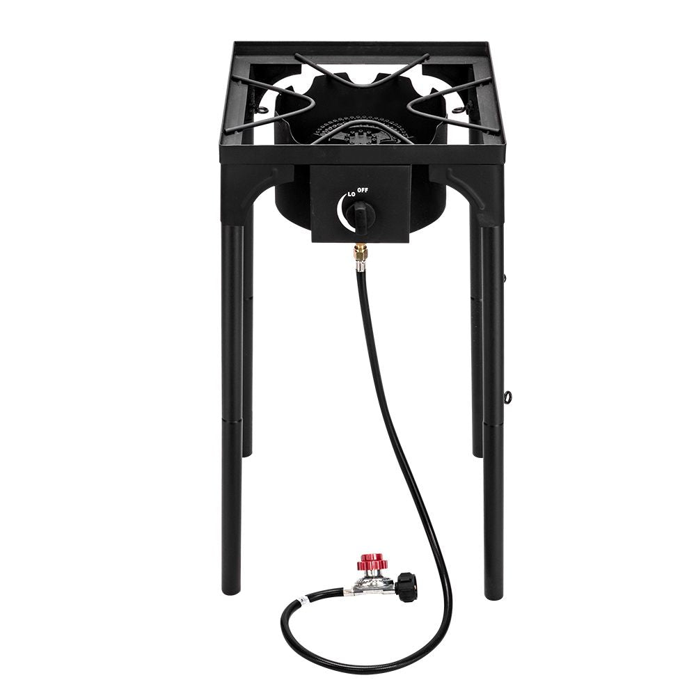 Replace 41519182Outdoor Camp Stove High Pressure Propane Gas Cooker Portable Cast Iron Patio Cooking Burner (Single Burner 75000-BTU)
