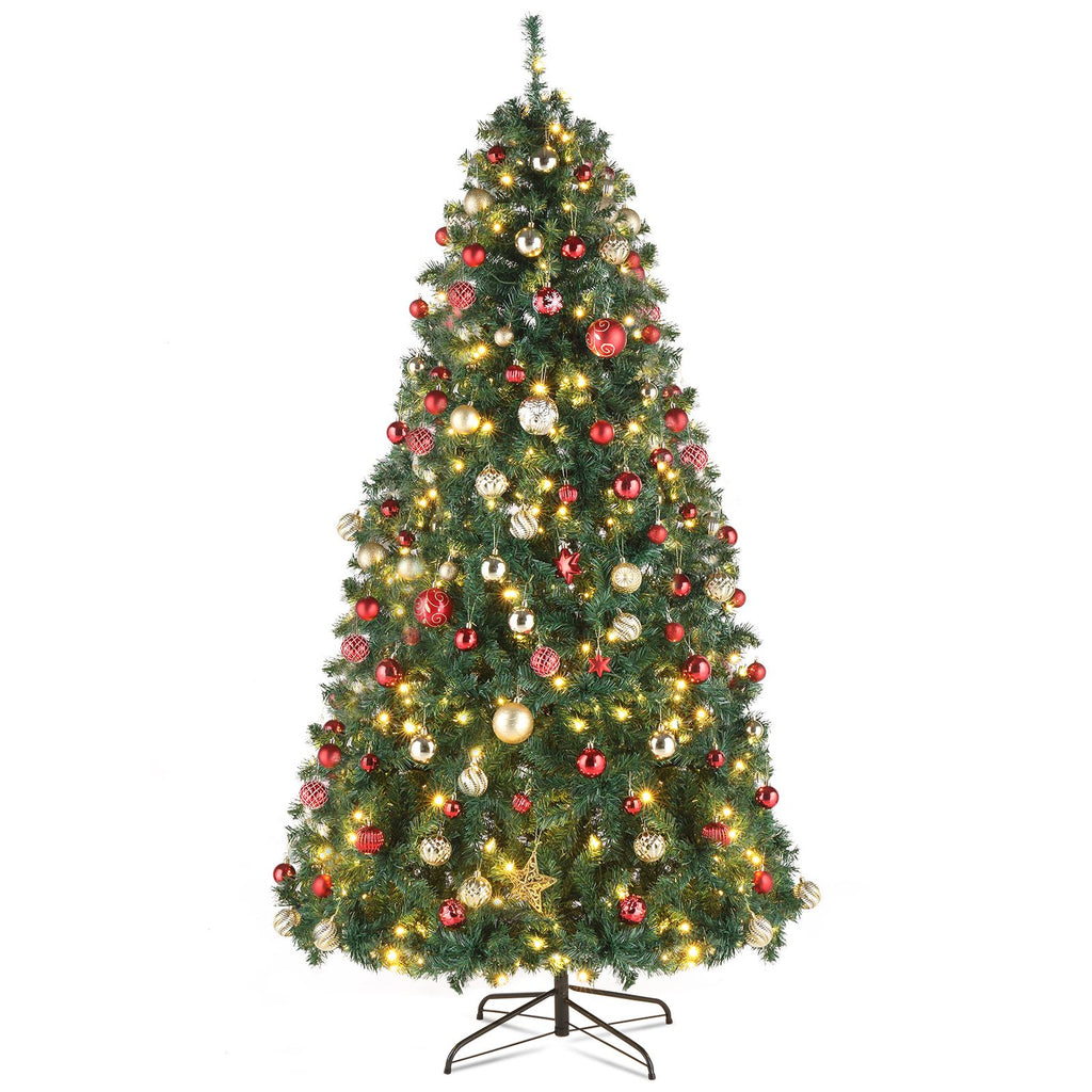 Replace 44758547FCH 10ft Automatic Tree Structure PVC Material 1200 Lights Warm Color with Colorful 10 Modes with Remote Control 5090 Branches Christmas Tree Green