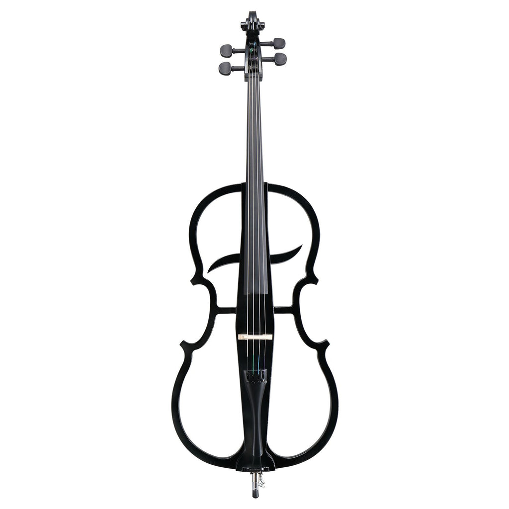 [Replace 54346321]Full Size 4/4 Electric Style Cello with Case Bow Rosin Earphone Connecting line