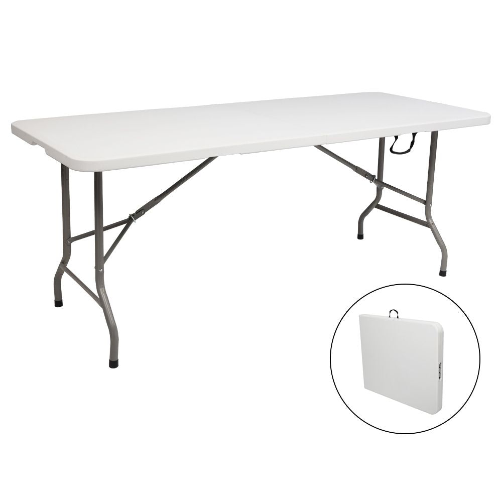 Replace 875415656FT Outdoor Courtyard Foldable Long Table