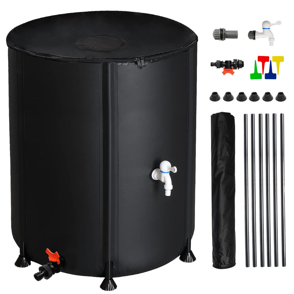 Replace 9955386150 Gallon Folding Rain Barrel Water Collector Black