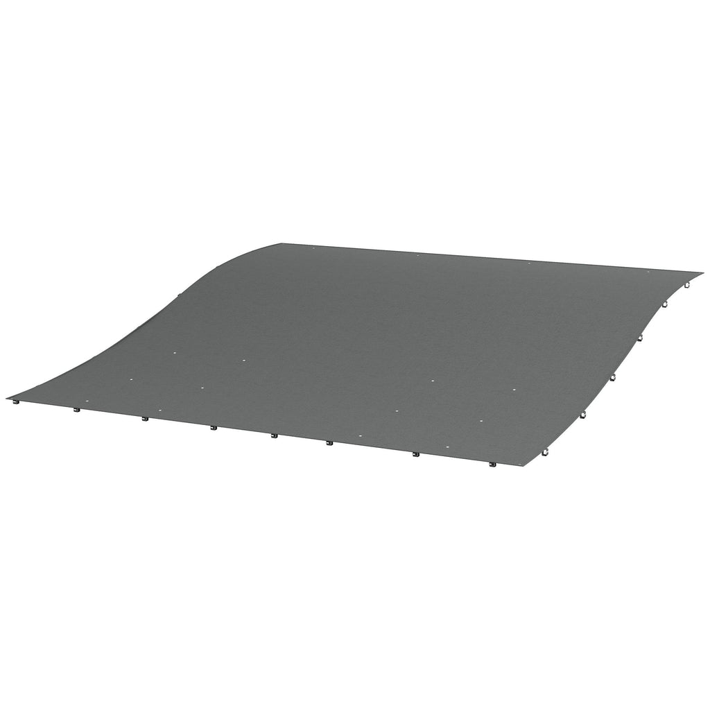 Replacement Canopy for 10x10 Pergola Dark Gray UV Protection Easy Install 84C-038 Series