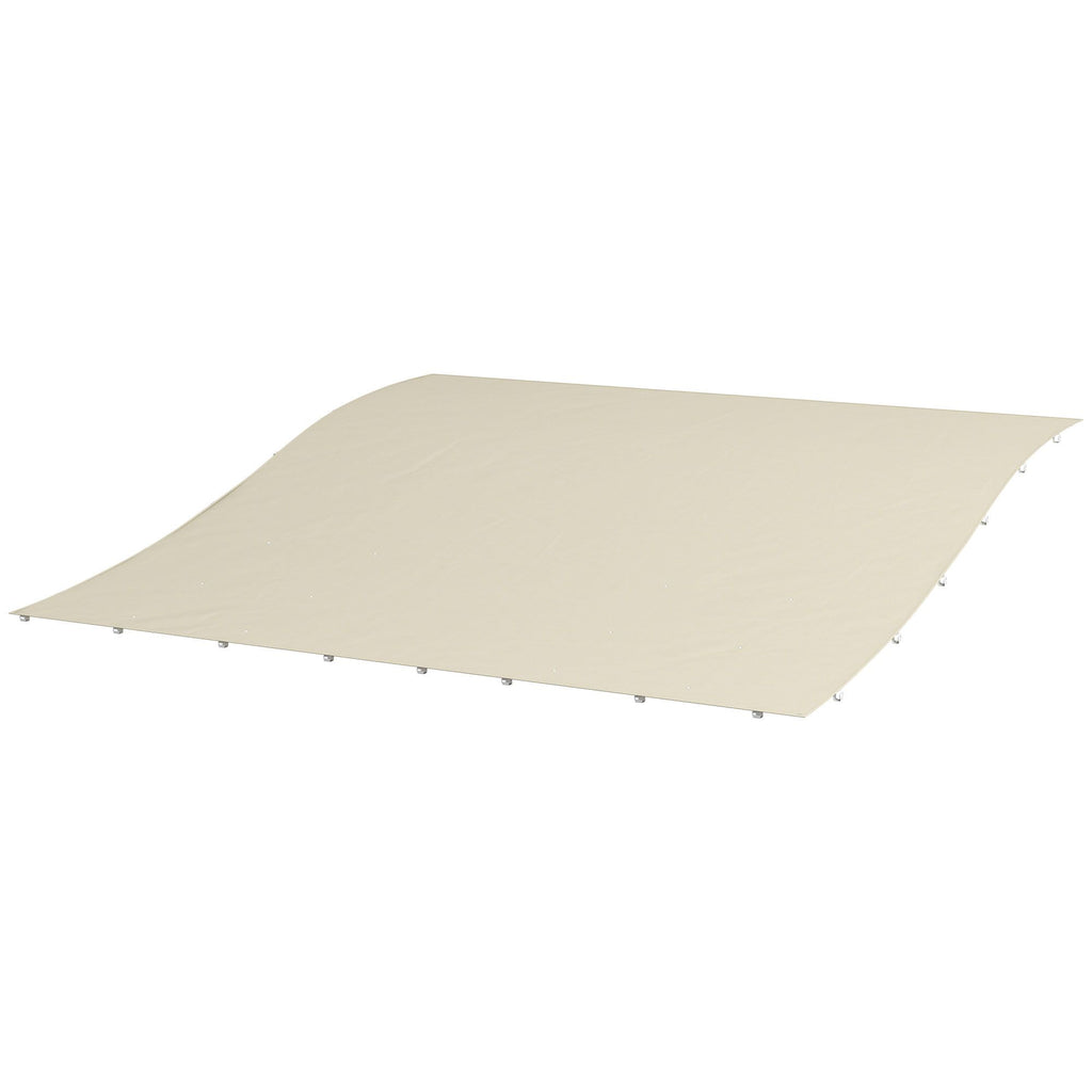 Replacement Pergola Canopy Shade Cover 10x10ft for 84C-038 Series Pergolas Beige