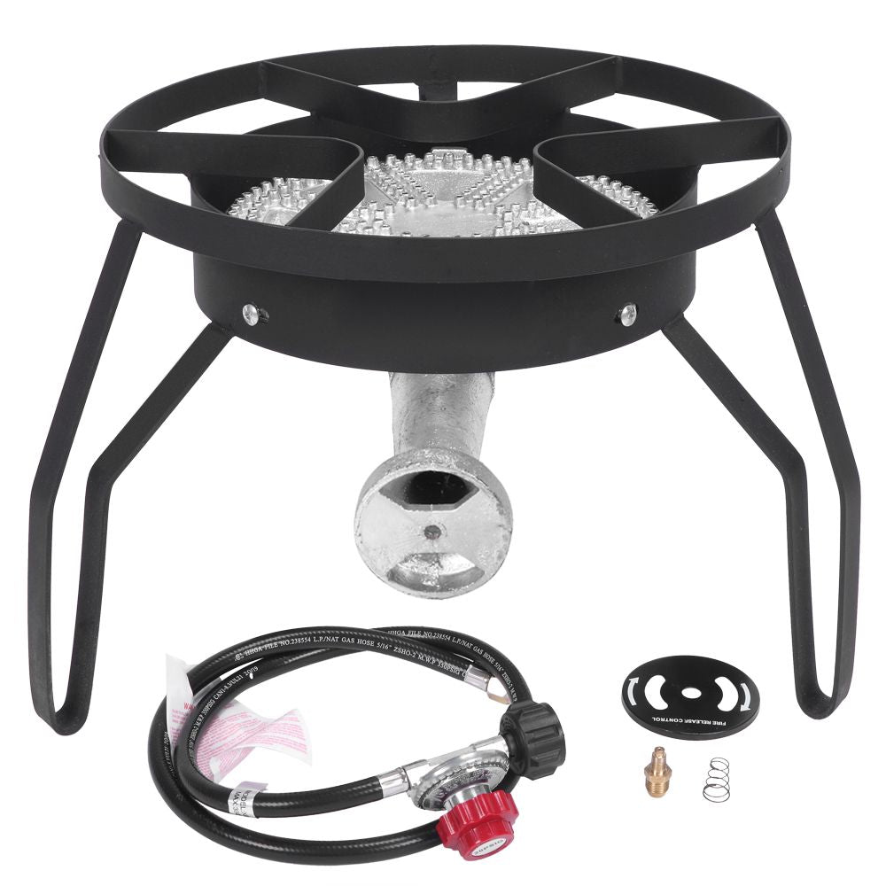 Replaces 93065006Ey31-54 Outdoor Furnace Round Furnace 20W BTU Head Diameter 26cm With 1.2m Leather Tube With 0-20psig High Pressure Valve