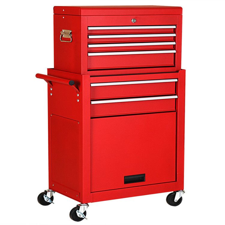 Rolling Cabinet Storage Chest Box Garage Toolbox