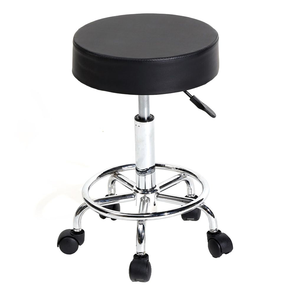 Round Stool Ha Ha Feet Rotation Bar Stool White