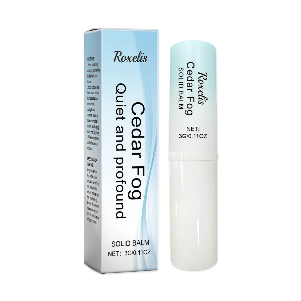 Roxelis Clear Fragrance Type Solid Balm Fresh Charm Light Elegant Charm Keep Fragrance Fresh Non-Sticky Solid Balm