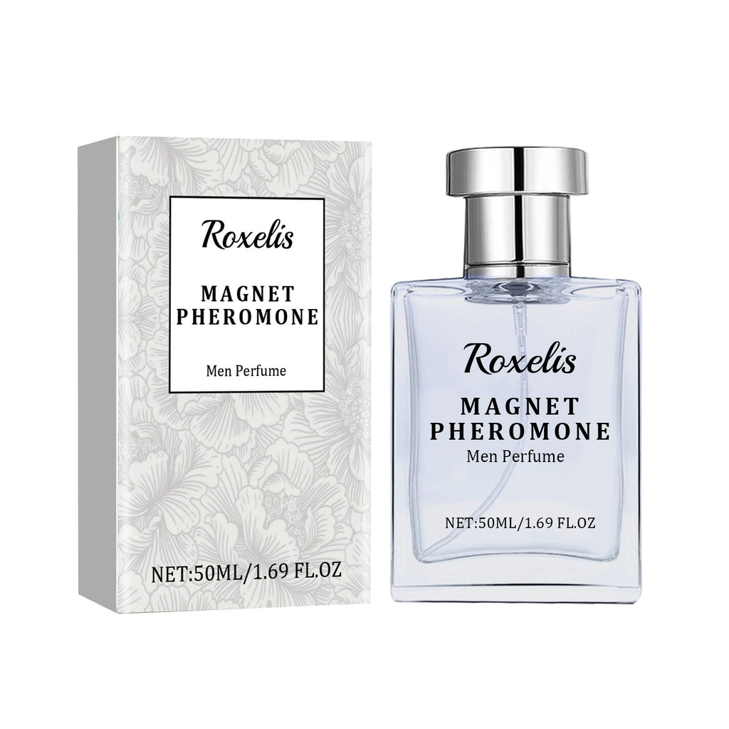 Roxelis Magnet Pheromone, Lasting Fragrance Elegant Natural Fragrance Not Pungent Men's Charm Dating Perfume