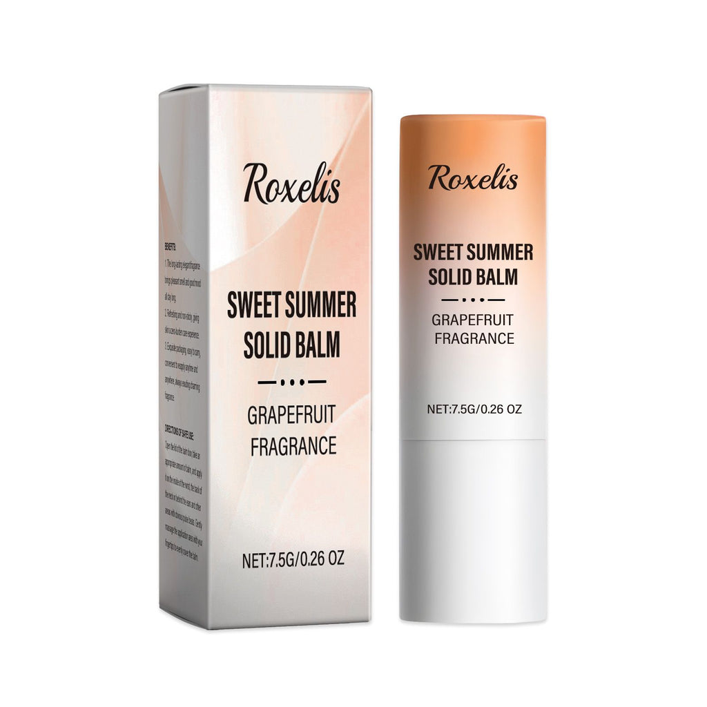Roxelis Sweet Summer Solid Balm Series Fresh And Elegant Portable Care Solid Balm With Fragrance And Charm