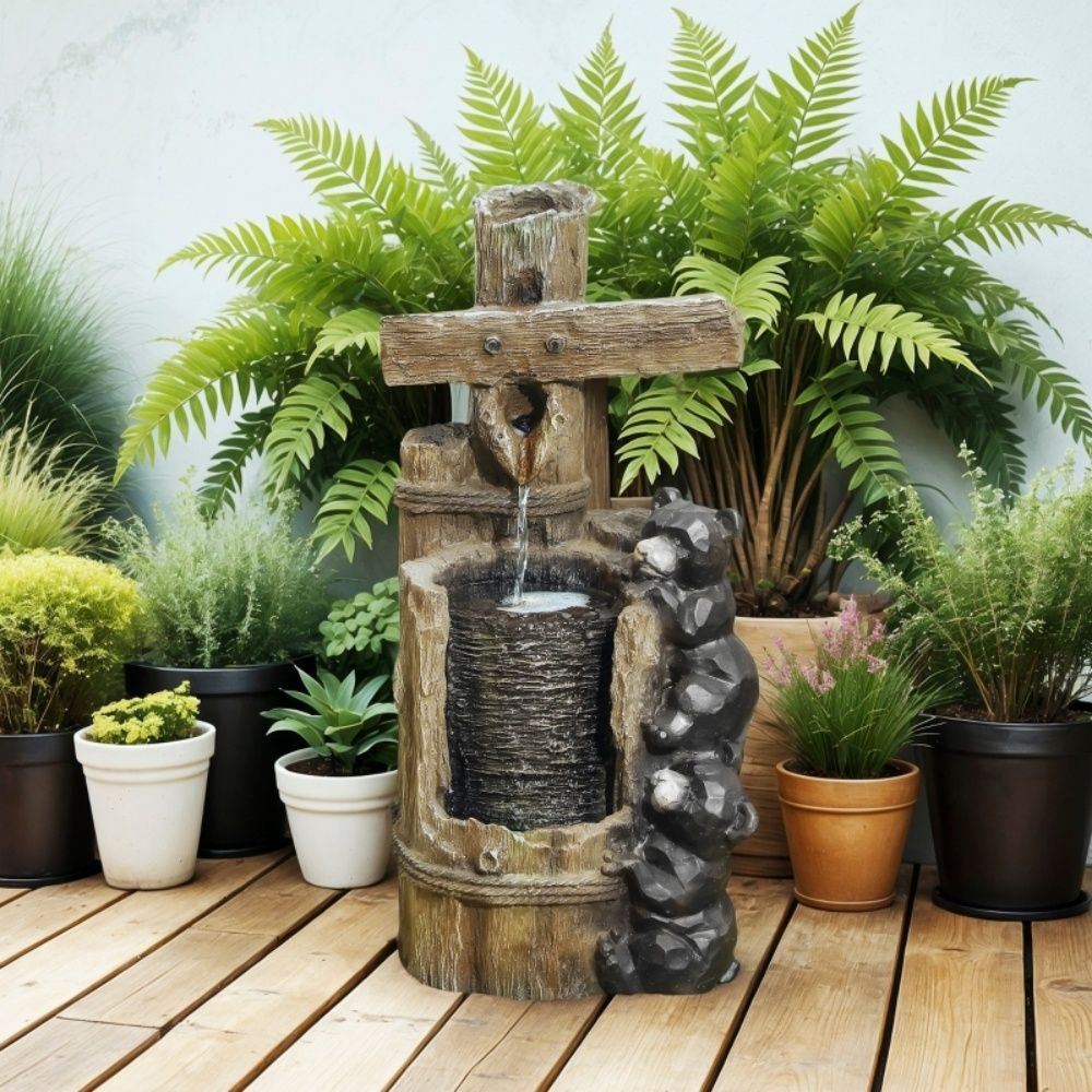 Rustic Yard Decor 10.2 Inches for Outdoor