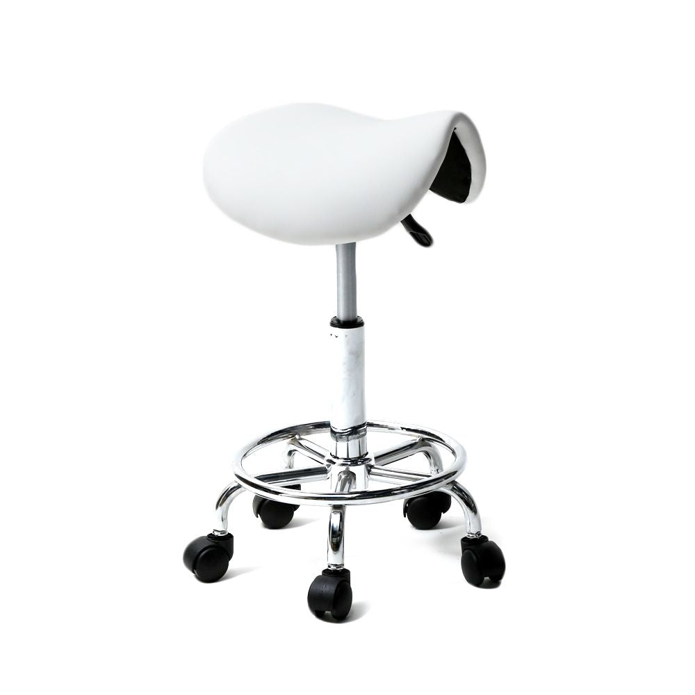 Saddle Stool Ha Ha Feet Rotation Bar Stool Black