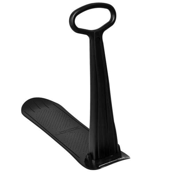 Safe Kids Snow Scooter - Raised Anti-Slip Spots, Directional Bottom, Easy Steering & Balance-Black