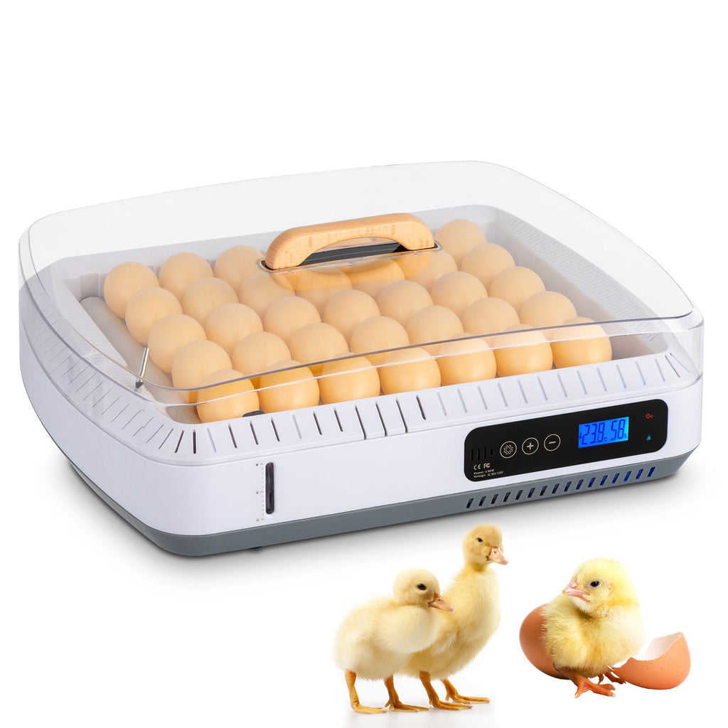[Same model code: 73539812]US 35 Egg Incubator with Automatic Egg Turning, Temperature and humidity Control, Water Alarm, Incubator for Hatching Eggs,Chickens,Ducks,Geese,Birds,pigeons and Quail Eggs