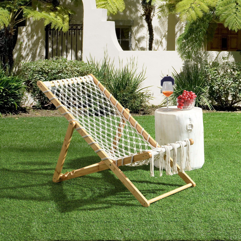 Set of 2 Weaving Chair, with Handwoven Rope for Patio,Living Room, Garden, Balcony-Does not support self pick up