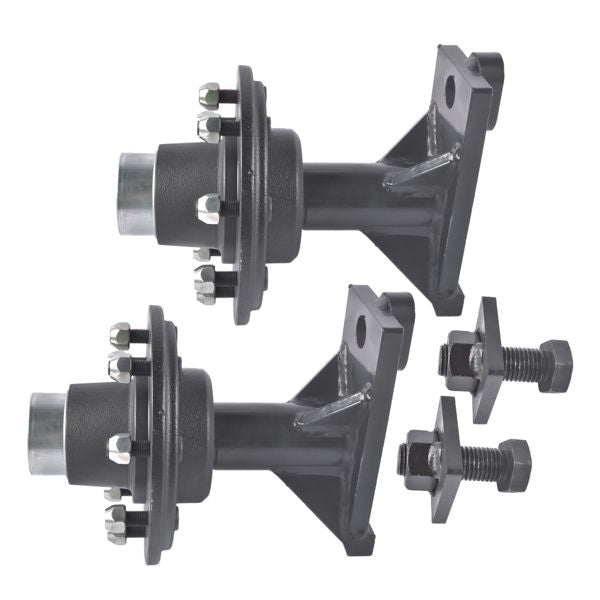 Shipping Container Wheels 8 x 6.5 Lug Bolt-on Hub Spindle Kit Heavy Duty 8000LB
