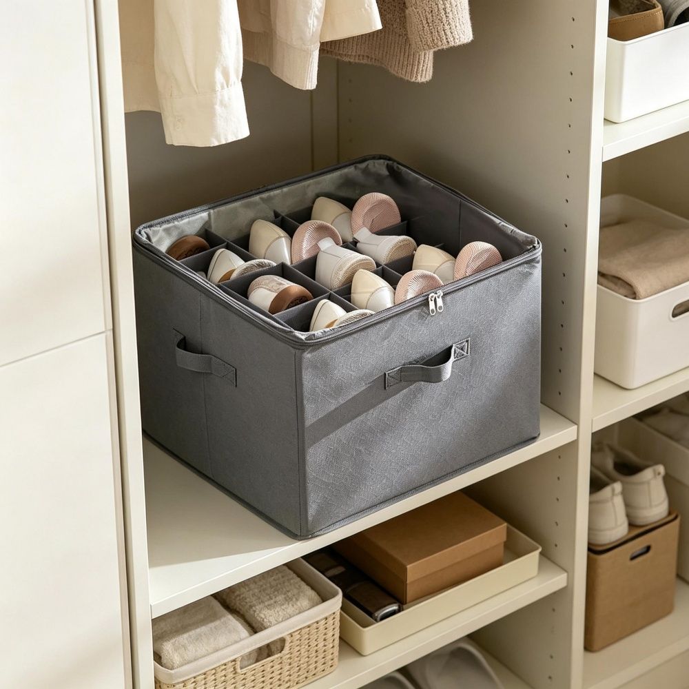 Shoe Storage Cabine with 16 Compartments and Easy to Clean for Closet