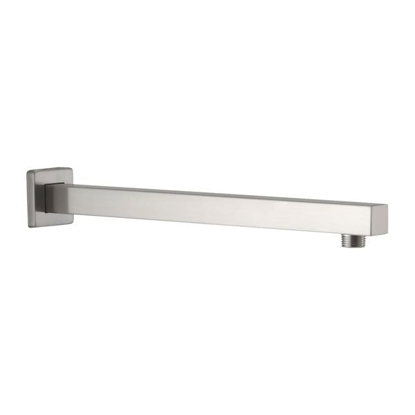 Shower Arm with Flange, 1/2 NPT Tapered Threads, Rain Shower Head Arm, Wall Mount Shower Extension Arm