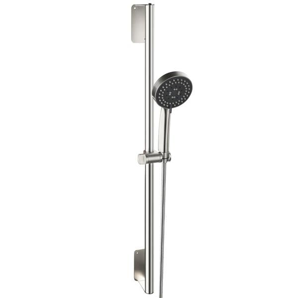 Shower Set Include Lengthened Shower Bar Shower Head and Hose for Showering, Brushed Nickel