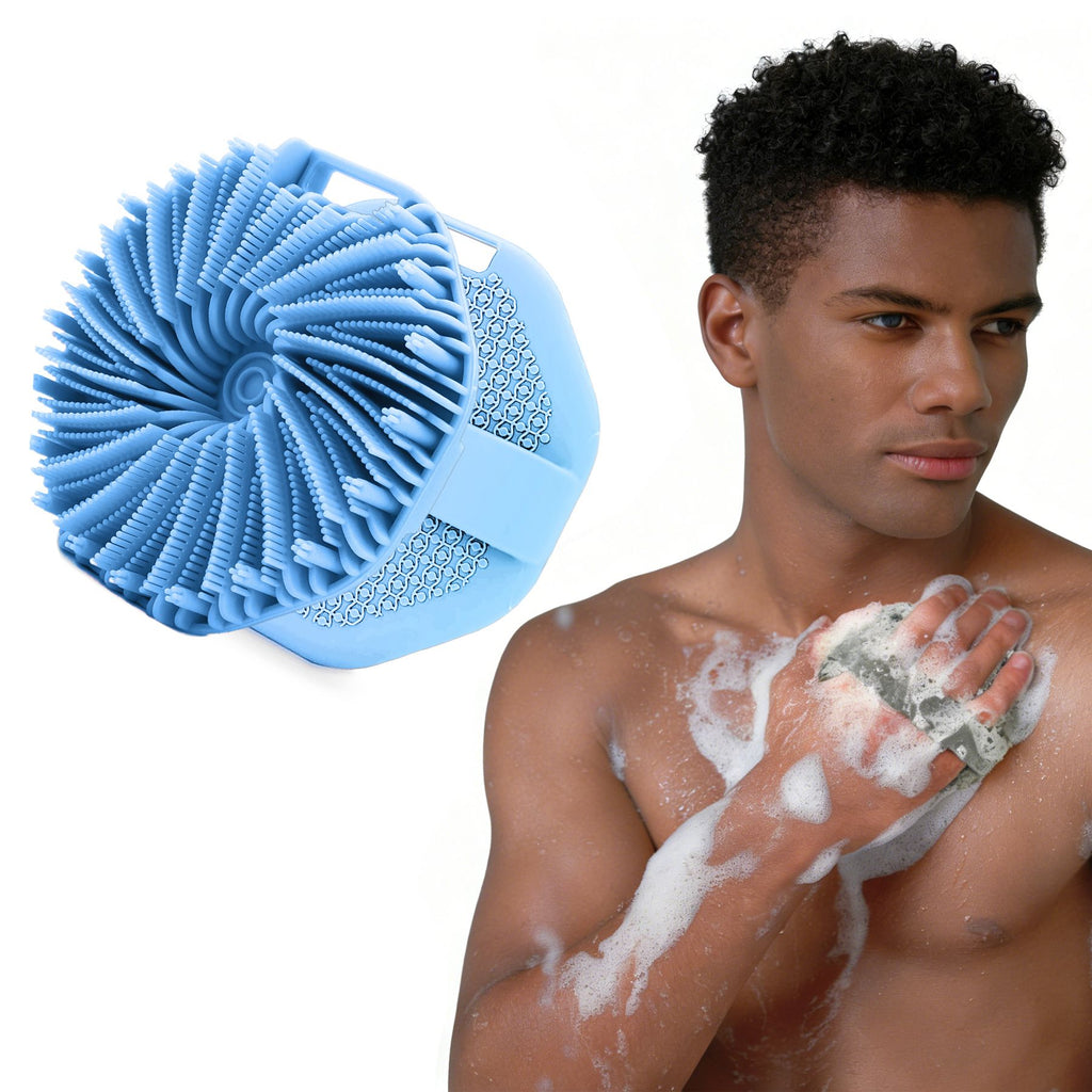 Silicone Body Scrubber, Exfoliating Body Scrubbers for use in Shower,Gentle Exfoliating