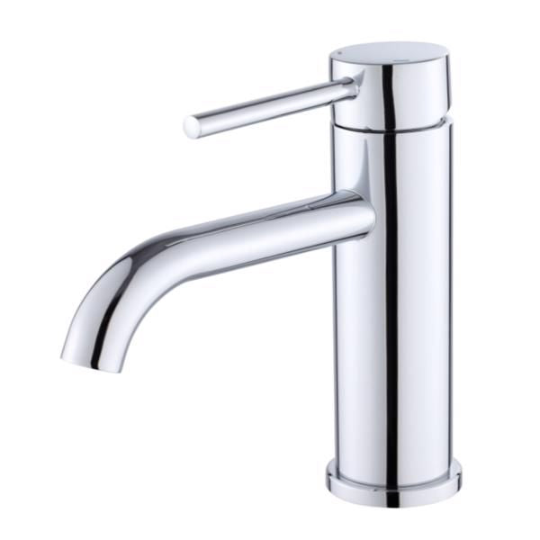 Single Handle Bathroom Faucet Lavatory Faucet Stainless Steel Single Hole-T10, Chrome[Unable to ship on weekends,usps/fedex]