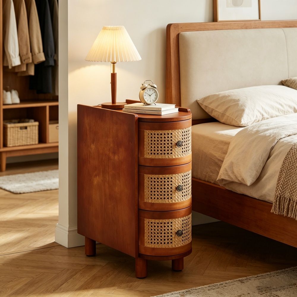 Sleek Bedside Tables 23.62 Inches X 10.63 Inches X 26.77 Inches