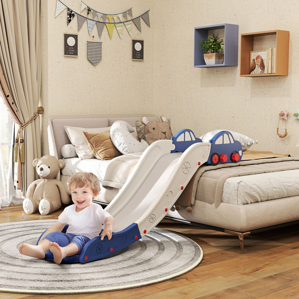 Slide for Kids with Space-Saving 68.9 X 16.9 X 28.7 Inches
