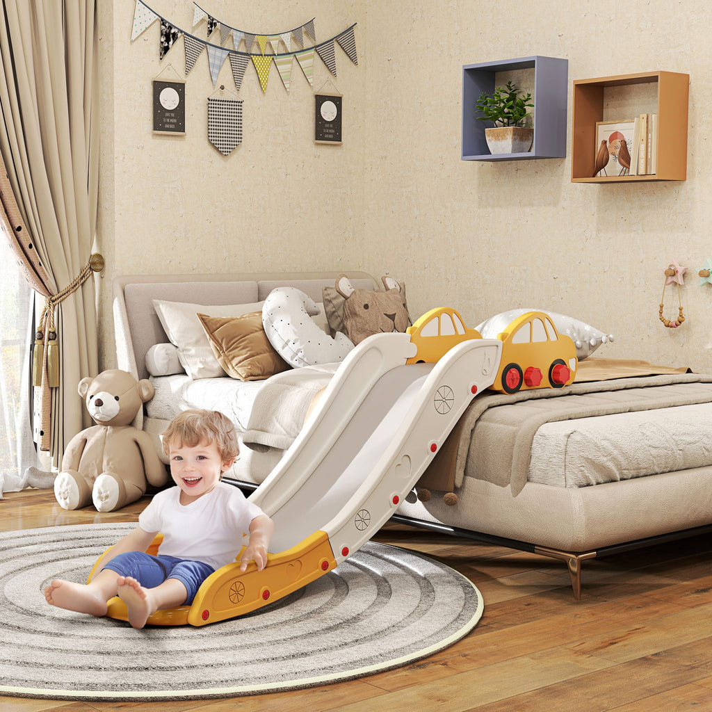 Slide for Kids with Space-Saving 68.9 X 16.9 X 28.7 Inches