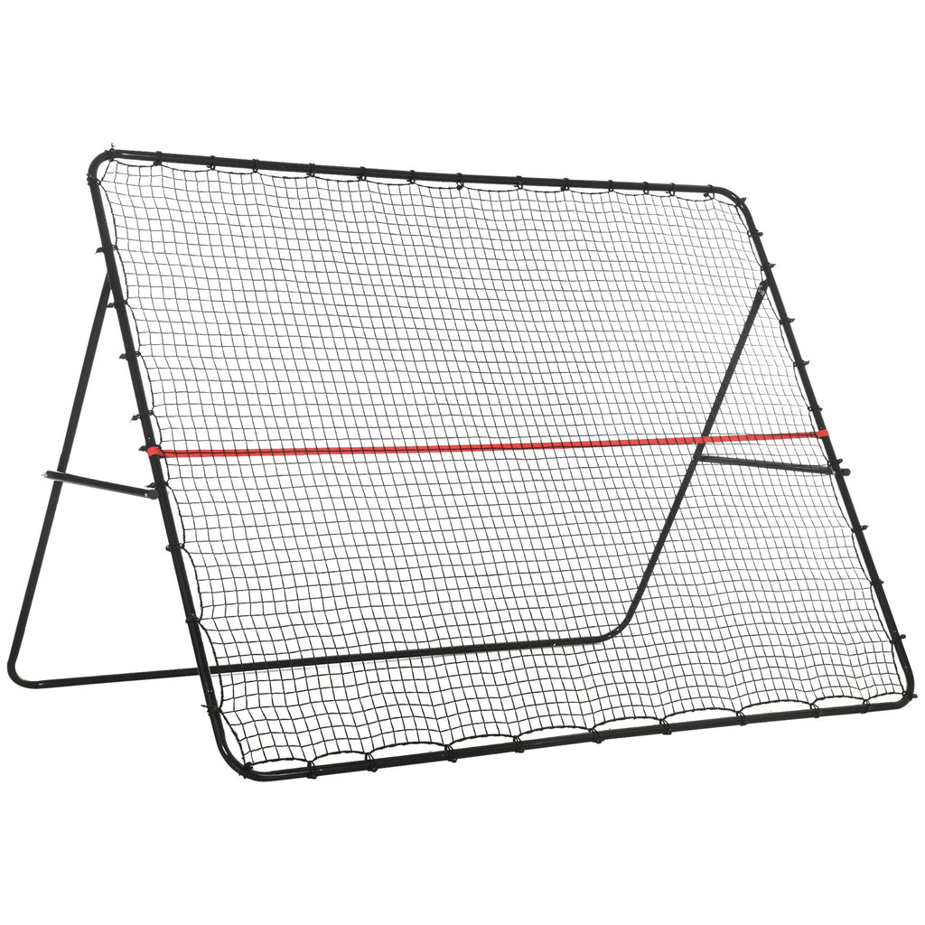 Soccer Rebounder Net Adjustable Foldable Multi-Sport Training for Soccer Practice 8.5' x 6.5'