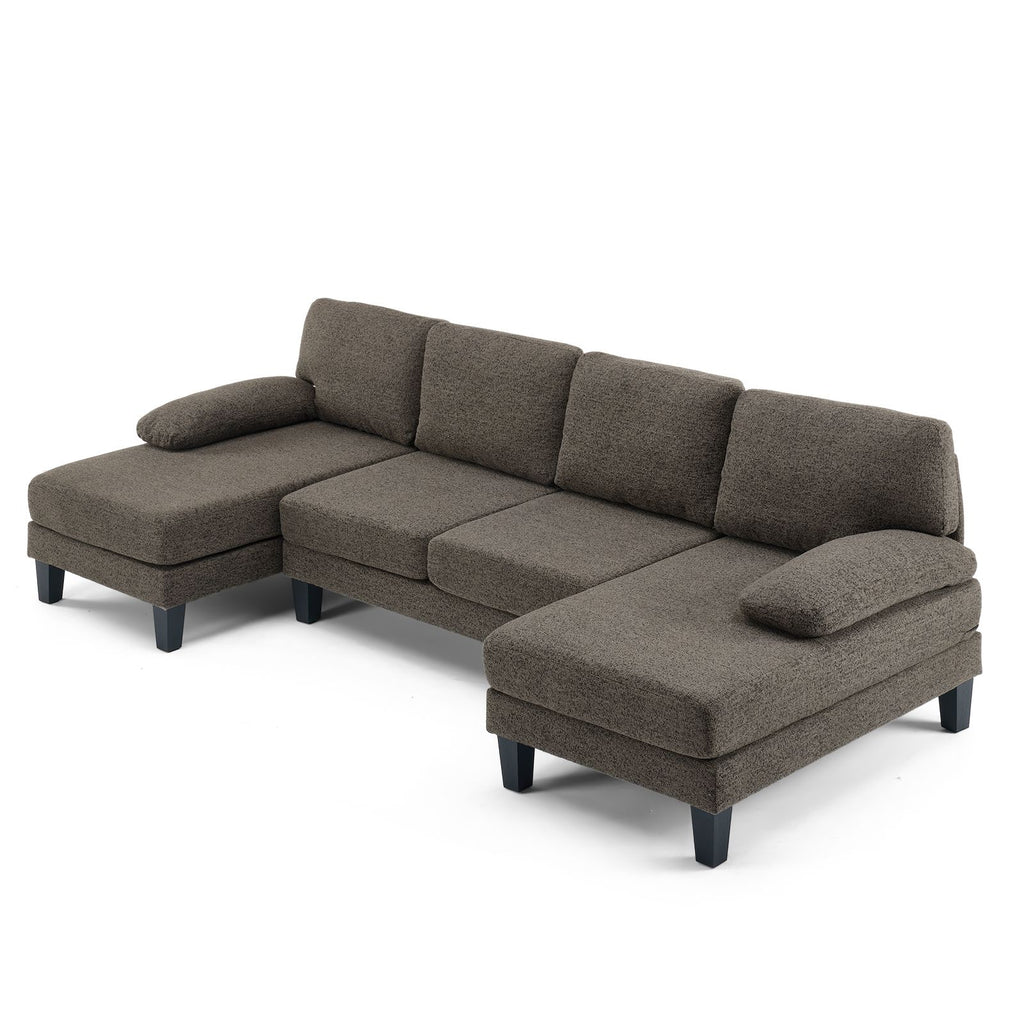 Sofa Modern with Removable Cover 111.4 Inches