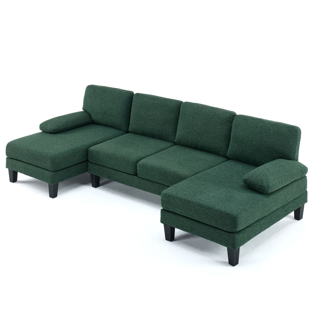 Sofa Modern with Removable Cover 111.4 Inches