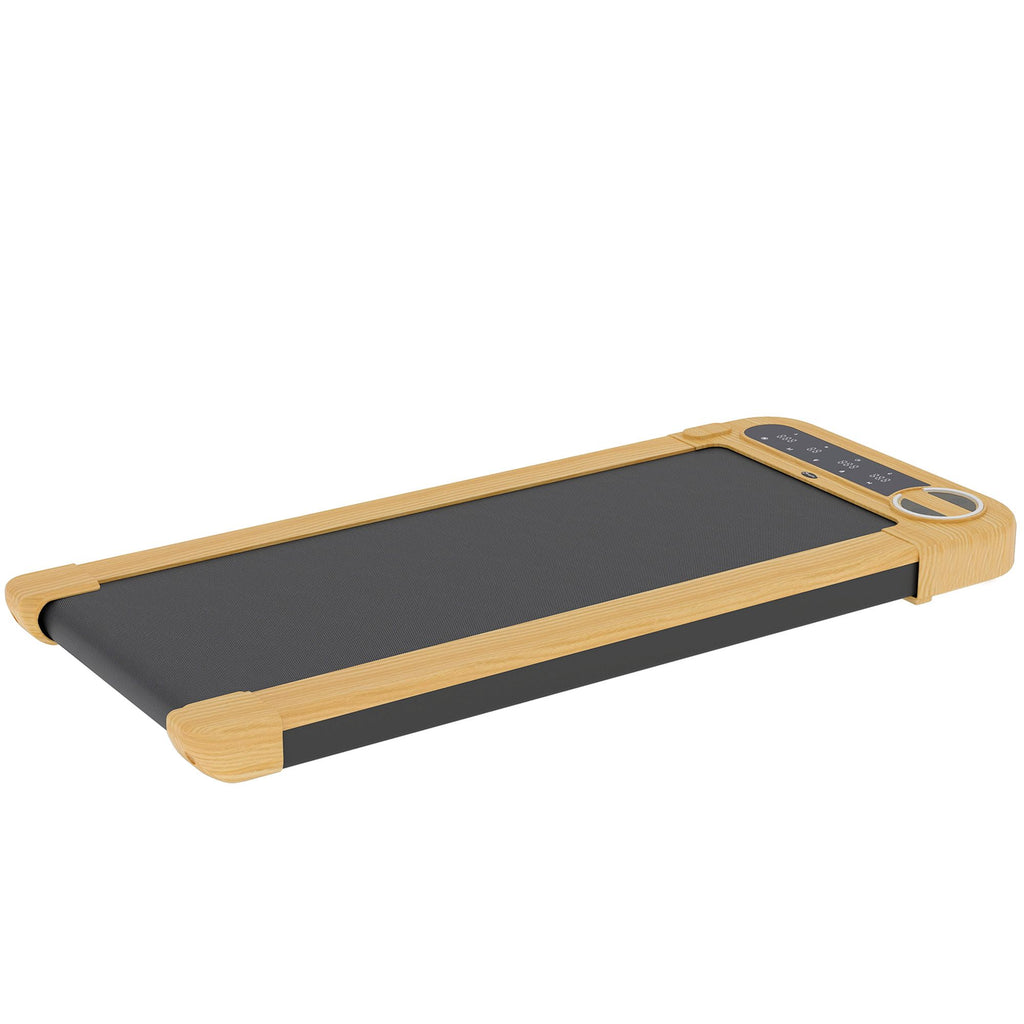 Walking Pad, Under Desk Treadmill with 17" x 43" Wide Belt, Remote Control, Bluetooth Speaker, Wheels and LED Display
