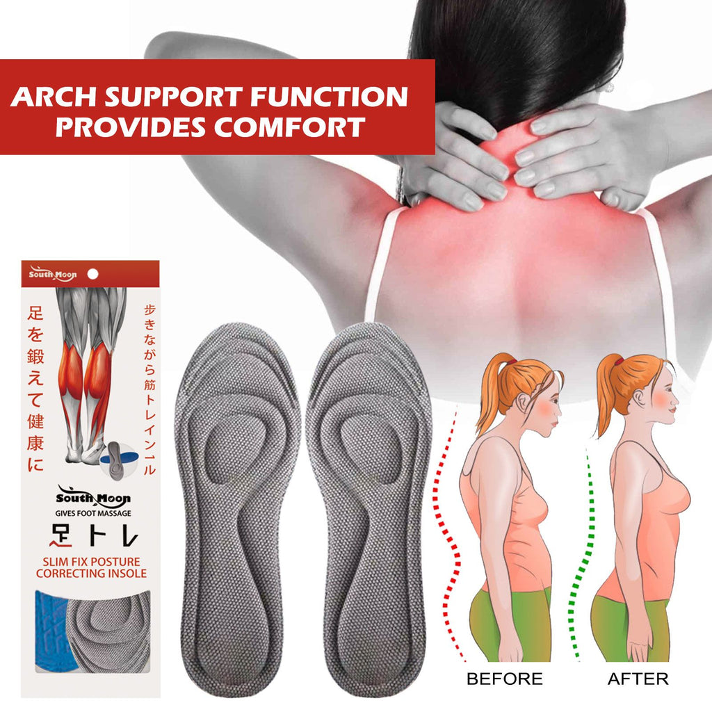 South Moon Slim Fix Posture ing Insole, Joint Hump ion Foot Breathable Shoes Insoles
